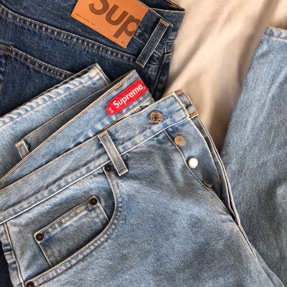 Supreme denim jeans